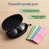 1-11PC Portable Zipper Sunglasses Protector Box Sports Anti Glasses Box Oxford Travel Pack Glasses Case With Hook Storage Boxes