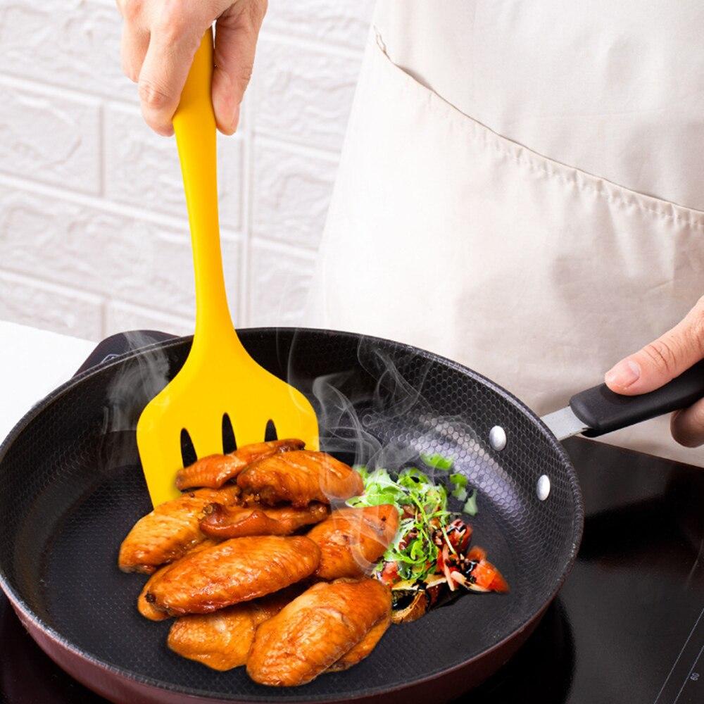 Silicone Kitchenware Cooking Utensils Set Non-stick Cookware Heat Resistant Spatula Shovel Rice Spoon Kitchen Cooking Tool Set