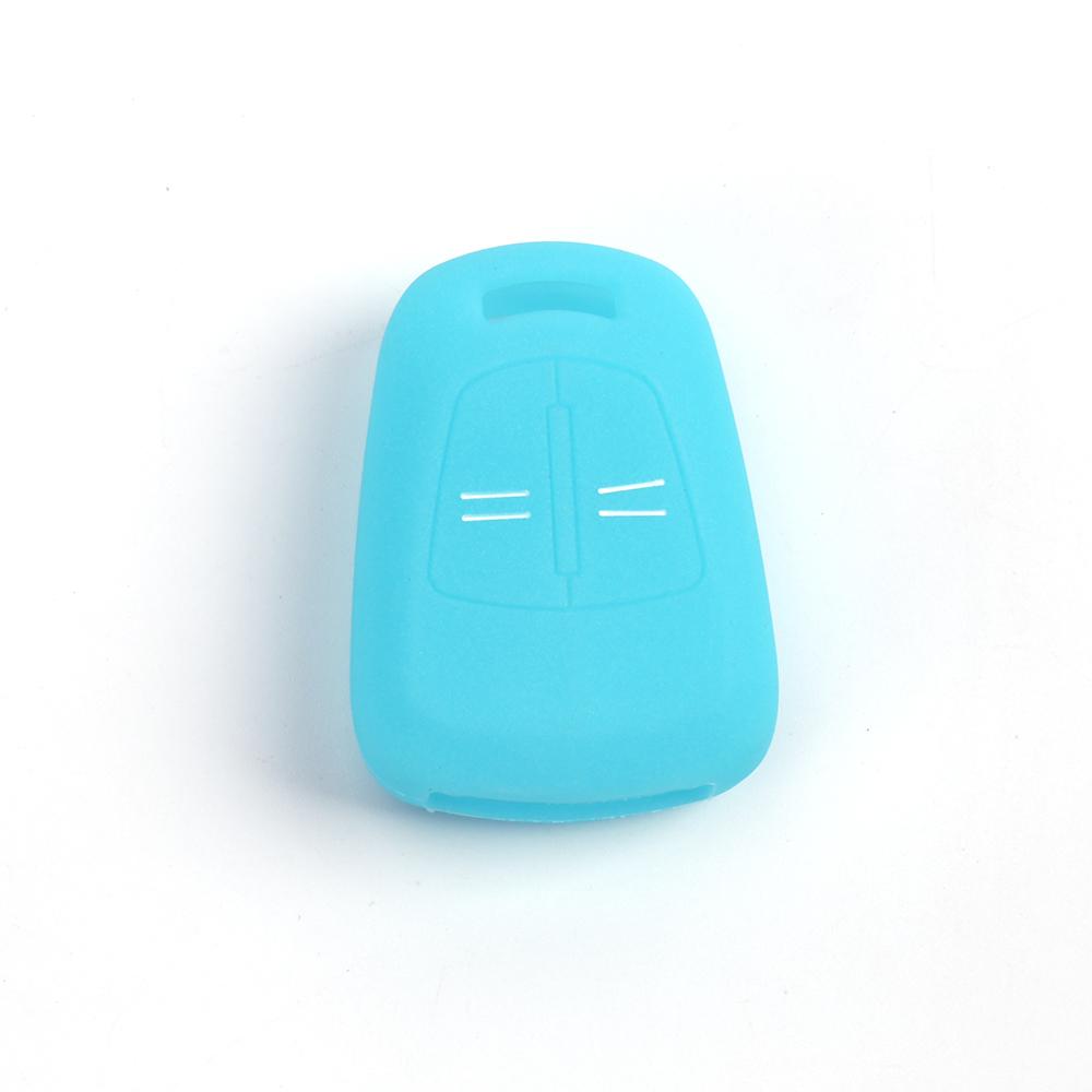 2 Button Silicone Remote Car Key Case Cover Holder For Opel Corsa D ASTRA H Meriva Vectra Zafira Signum Agila