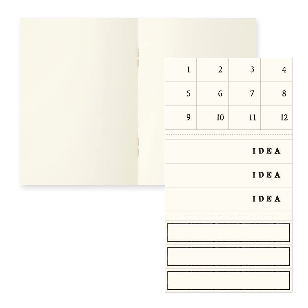 DESIGNPHIL MIDORI MD Notebook Light A7 Blank 15281006 3-Pack
