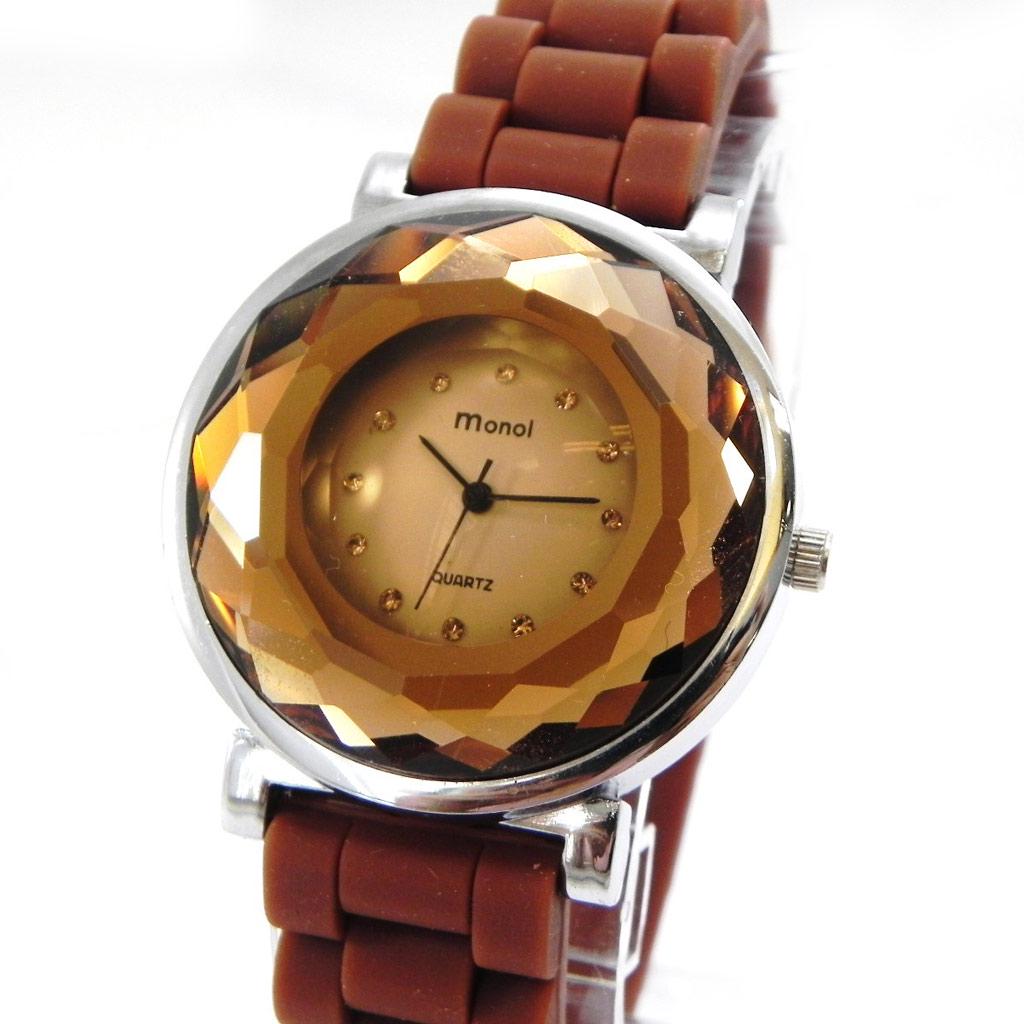 Les Trésors De Lily [I2735] - Montre Design 'Absolu' marron