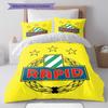 Set Copripiumino Trapuntato Rapid Wien Federa Decorazione Casa Regalo di Compleanno (1 * copripiumino + 2 * federa, senza nucleo)