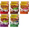 Ezaki Glico Curry Master Medium Spicy 5 Set Assortment, Varieties, 10-Serving (Taste Comparison/Microwaveable/Room Temperature/Emergency