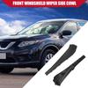 Front Windshield Wiper Side Cowl Extension Trim ONE Set  for Nissan Rogue