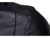 Men's Korean Style Leather Jacket with Stand Collar - Fall/Winter 2020 Collection (Model: PY07P50)