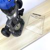 Practical Butterfly Inlay Template Portable Router Jig Template Wear Resistant Location Positioning Woodworking Tools