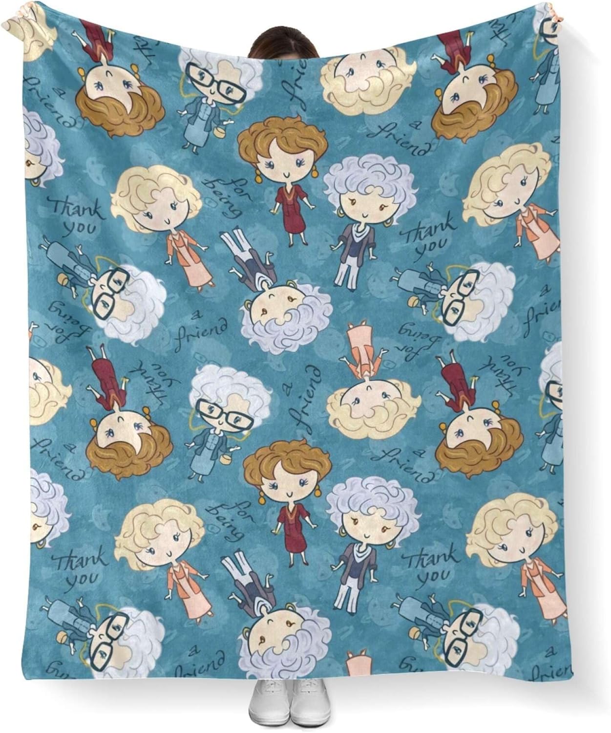Goldengirls Golden Girls Blanket Gifts Throw Blanket Lightweight Golden Girls Merchandise for Couch Bed Sofa Car 70x100cm