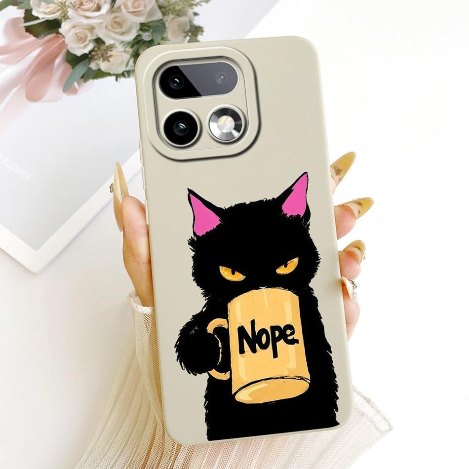 For Realme 16 Pro+ 16Pro Cute Cat Flower Cartoon Phone Case For Realme 16 Pro Plus 5G Soft Silicone Covers Bumpers