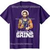 Hallowed Be Thy Gains Funny Muscle Jesus Weight Lifting Workout Humor T Shirts Streetwear Short Sleeve Birthday Gift Tshirt Men