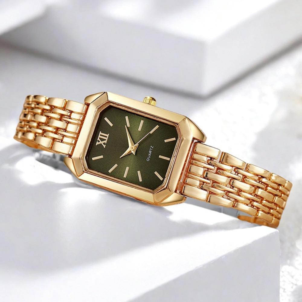 Ladies Watch Light Luxury Just with Square Quartz Watch Simple Student Hand Watch