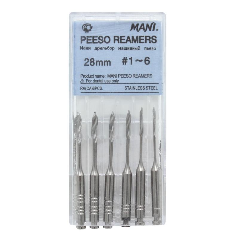 6pcs/pack 1-6# Dental Endodontic Drill Gates Reamers Rotary Paste Carriers 32mm/28mm Engine Use Stainless Steel  Files