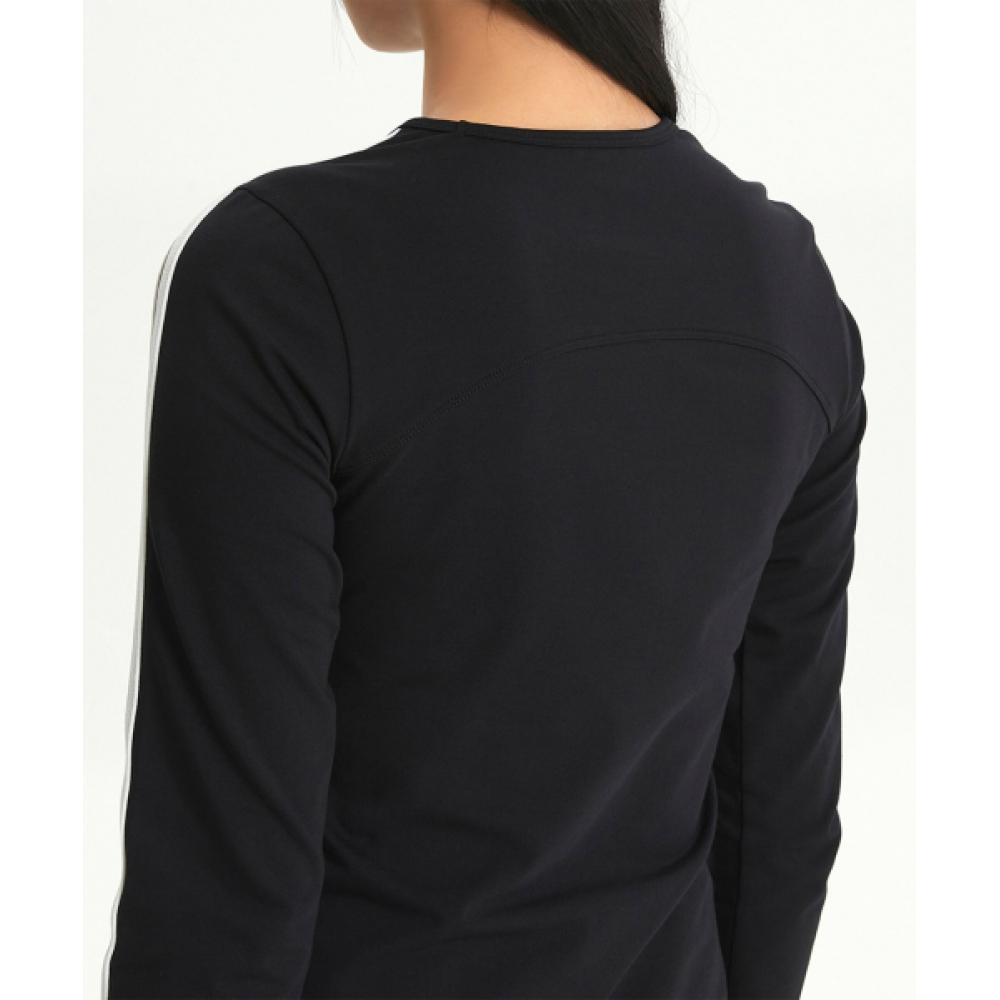 New Balance Nbnde4w142 Women Track Long Sleeve Tee  Black 