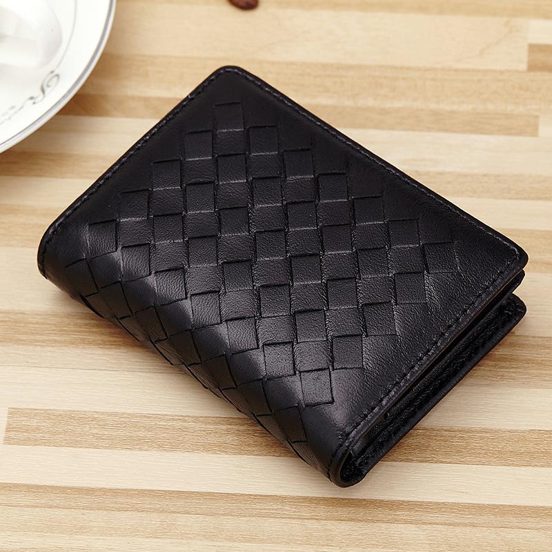 Mode Schaffell Weben Soft Slim Karte Brieftaschen Herren Kreditkarte Halter Frauen ID Halter Männlich Organizer Zipper Kleine Karten Taschen beutel