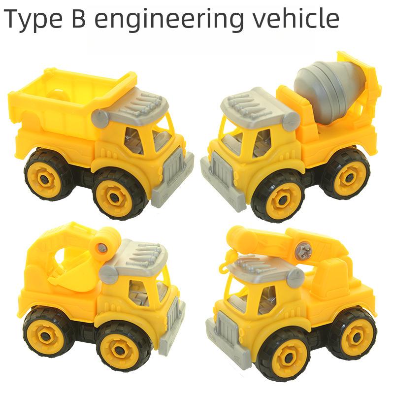 3C Genuine DIY Educational Children's Excavator Toy Model