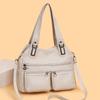 New Design Women's PU Leather Shoulder Bag Cvertible Crossbody Purse Handbags for Ladies with Zipper Pocket Fashi Tote Bags