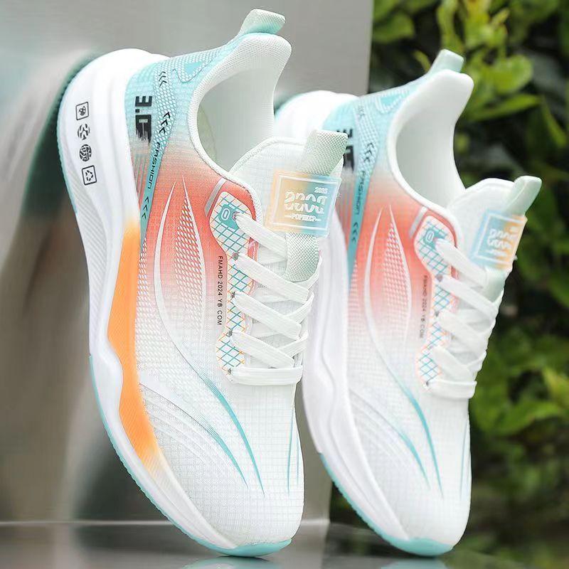 Carbon Plate Ultra-lightweight. Running Shoes, Ice Silk Sneakers, Leather Surface, New Running Shoes.