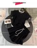 2025 Women's Summer Casual Sportswear: Short Sleeve Top & Skirt Set