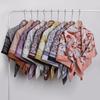 110Cm Printed Square Scarf for Woman Cotton Linen Feel Muslim Hijabs Shawls Soft Wraps Lady Neckerchief Female Handkerchief