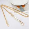 Bag Chain Replacement Handles Handbag Hardware Bag Extender Chain Pearl Bead Women Bag Straps