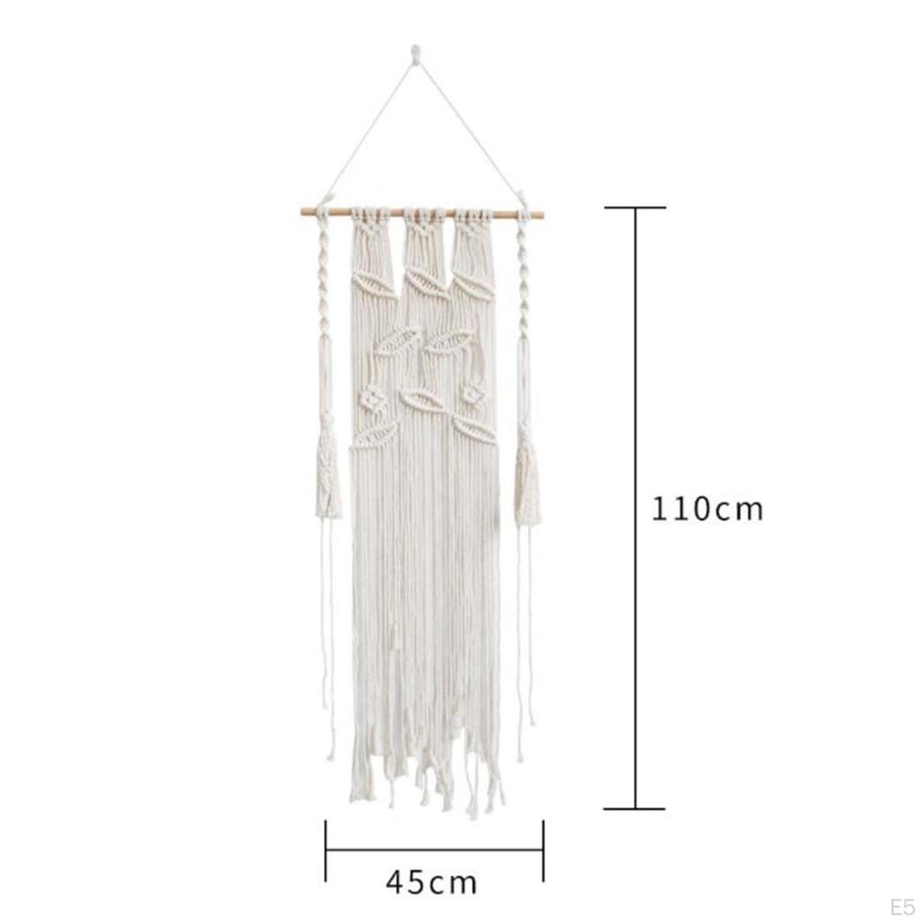Boho Macrame Wall Decor - Handcrafted Tapestry for Home and Living Room