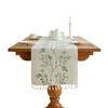 Boho Table Runner Rustic Farmhouse Embroidered Table Cover Tassels for Dresser Coffee Table Home Dining Holiday Party Decoration