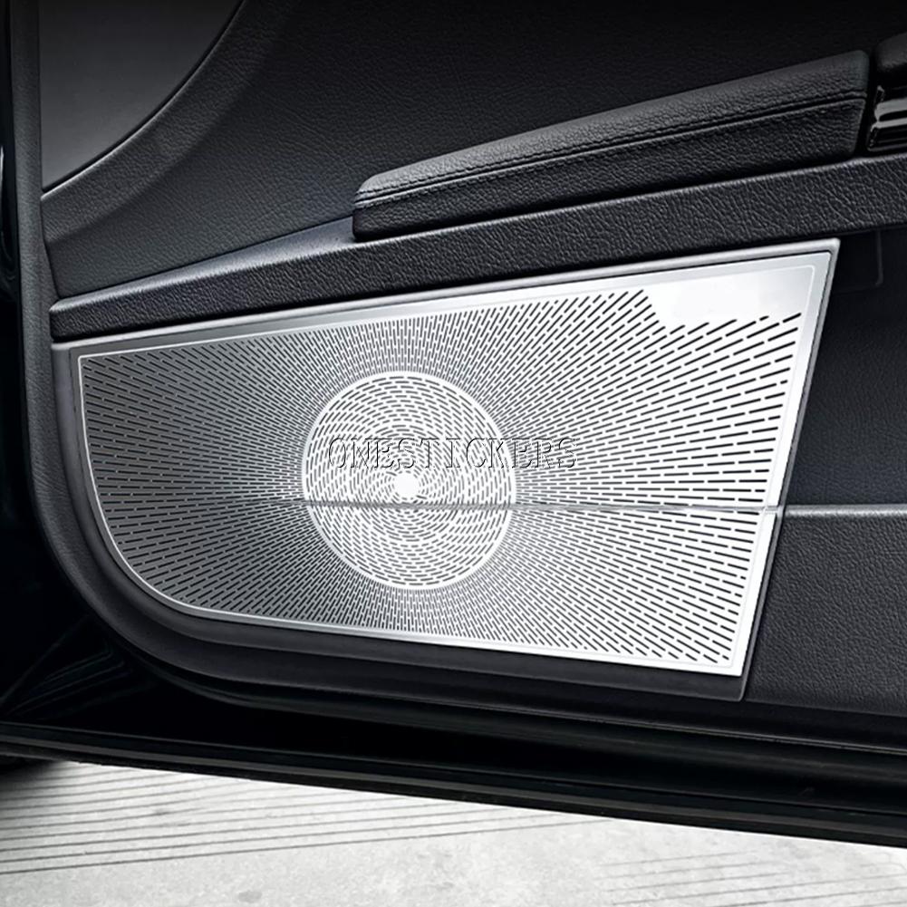 XJGB5 For Mercedes Benz S Class W221 2008-2012 Car Accessories Door Loudspeaker Window Triangle Tweeter Audio Speaker Cover Trim Frame