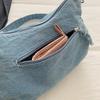 Torba Jeansowa Damska Torba Crossbody Duża Pojemność Dojazdy Torba na Ramię