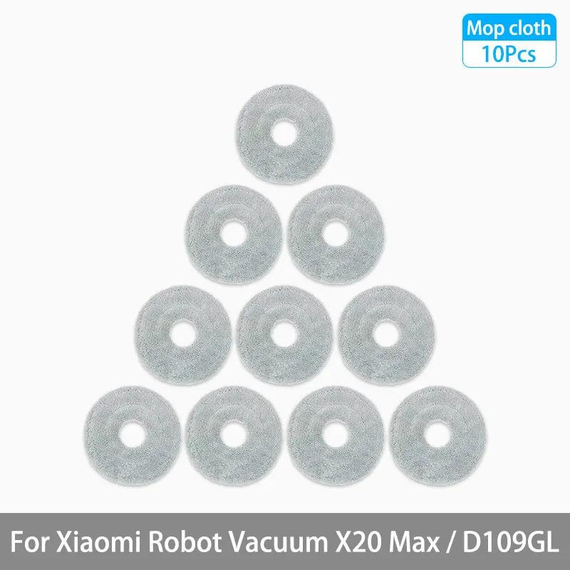 Suitable For Xiaomi Robot Vacuum X20 Max D109GL Accessories Roller Main Brush Side Brush Filter Mop Dust Bag