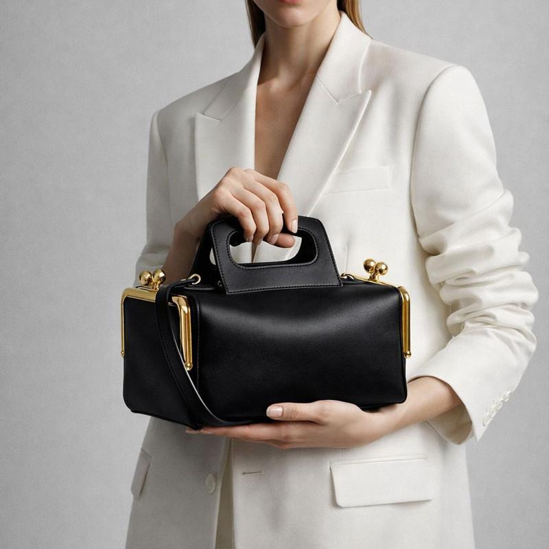 2026 New Fashion Designer Women's Two Clip Pillow Handbags Luxury High End Party Versatile Shoulder Bag Elegant TrendyTote Bag
