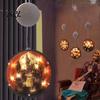 Battery Powered Ghost Light Halloween Window Decor Light, Pumpkin Fairy Hanging Lamp String Lantern for Party, Spooky Decoration, Festive Prop