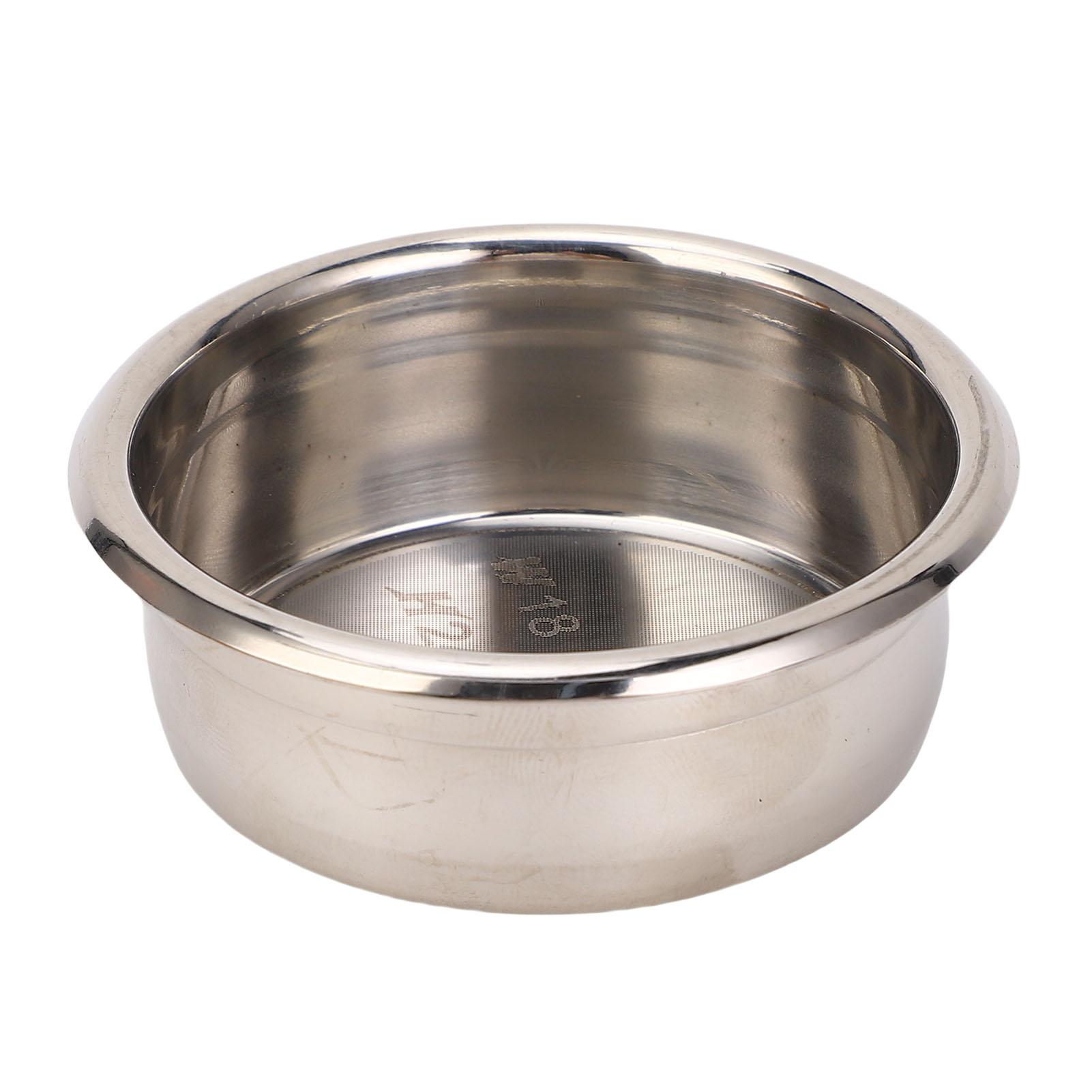 Корзина портафильтра 58 мм Кофейный фильтр Корзина портафильтра 304 Нержавеющая сталь Аксессуары для кофемашин 18 г L