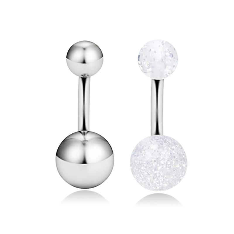 Neue Set-Kombination 9 in 1 Acryl-Flash-Stück, Strass-Zirkon-Misch-Nabelnagel 