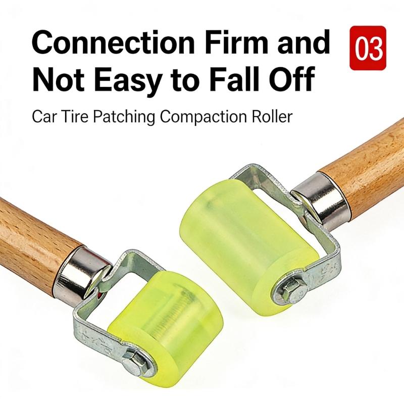 2Pcs Multipurpose Rubber Wheel Roller Tool Ergonomic Design for Car Soundproofing and DIY Seam Filling Projects