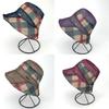 Mom Style Summer Cotton Fisherman Hat With Wide Brim For Outdoor Sun Protection