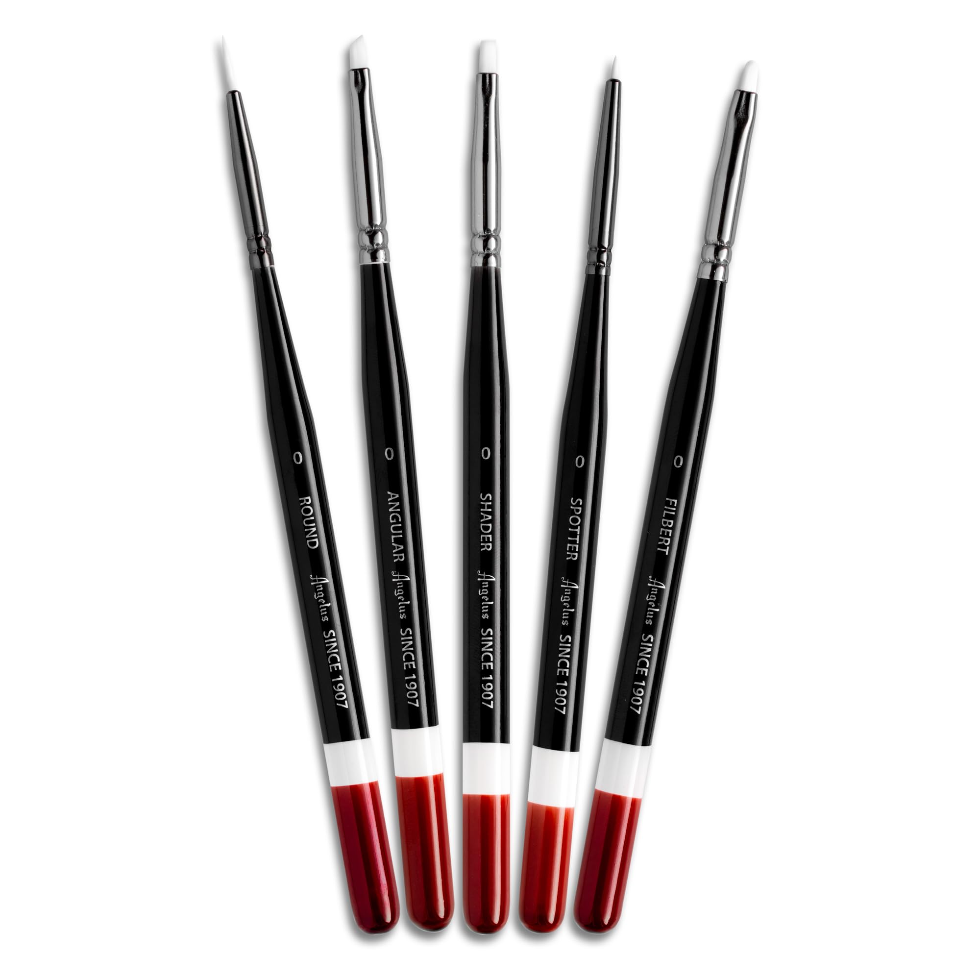 

Angelus Micro Detail Brush Set of 5 чёрный