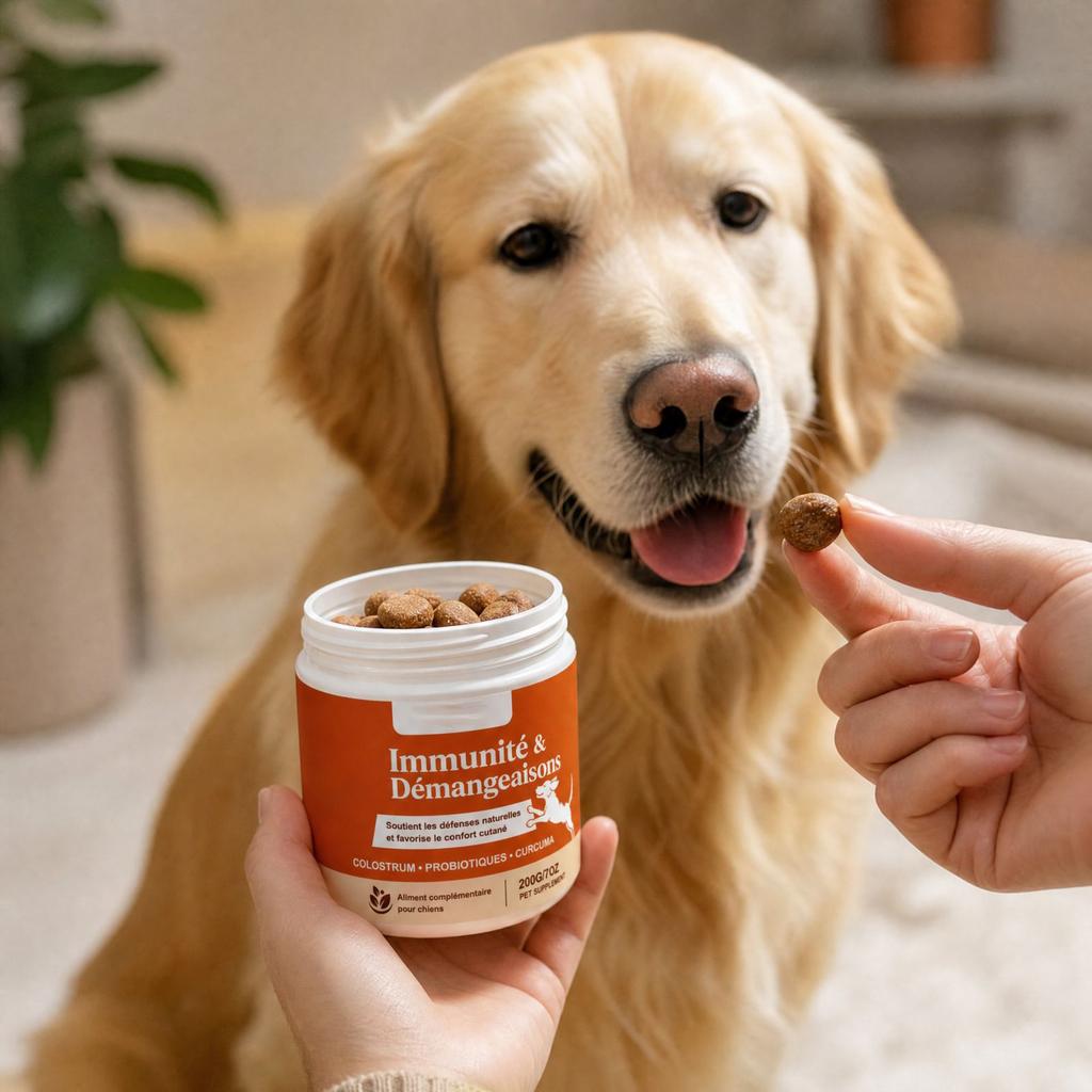 Dog Immune Support Chewable Tablets, Daily Nutritional Supplement, Maintain Healthy Physical State, Support Overall Well‑being for Canines