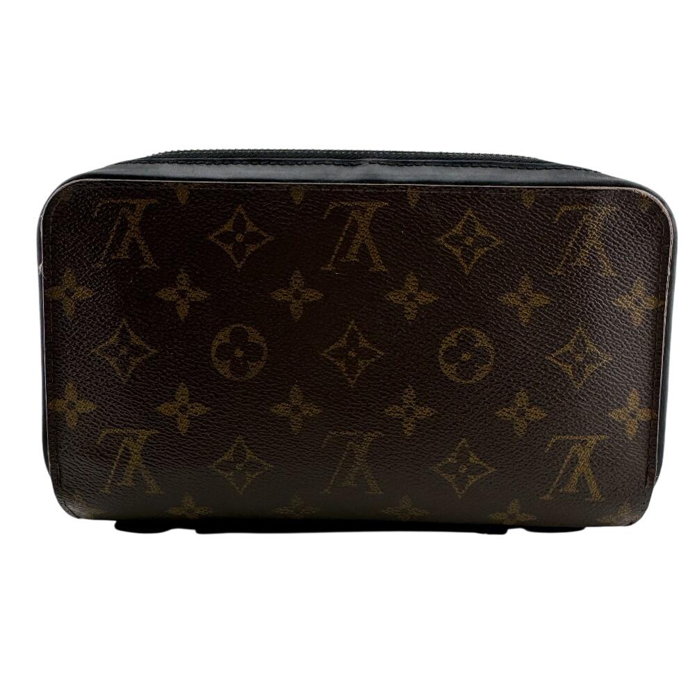 LOUIS VUITTON M61506 Round zip wallet Monogram macacer leather Zippy XL business bag Brown leather Used