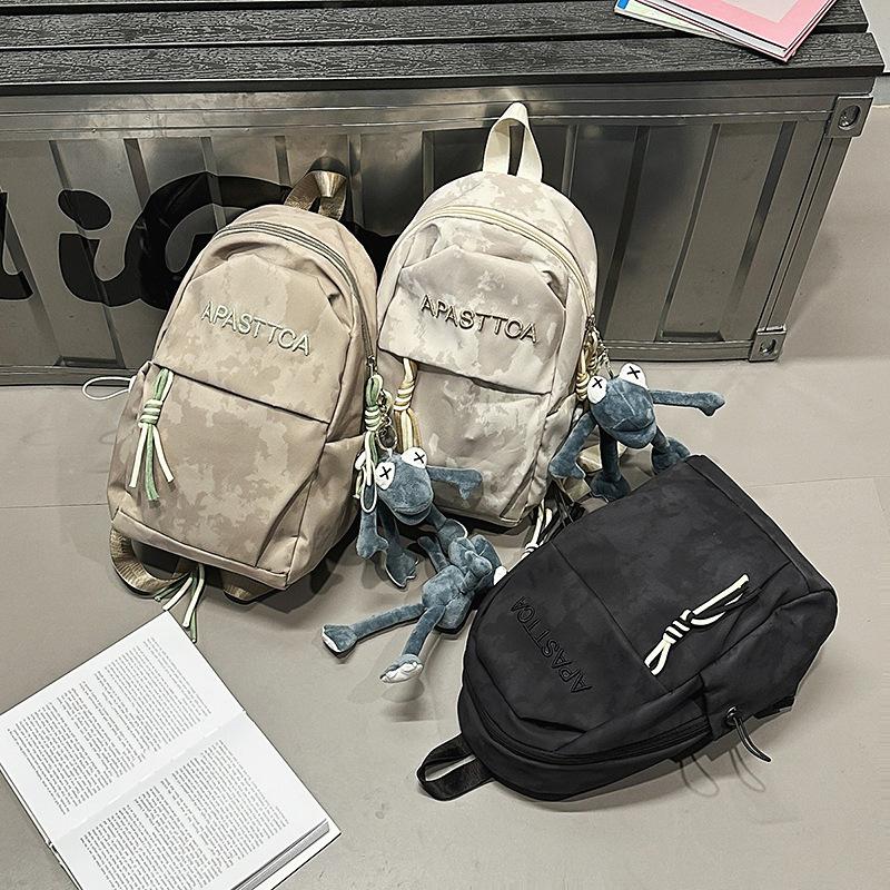 Tide Cool Locomotive Tooling Neutral Backpack Japanese and Korean Ins Wind Leisure Large-capacity Backpack