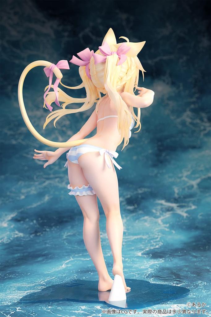 Kemomimi Gakuen Illustrated by Aruka Scale Painted Finished Figure "Blonde-chan" 1/7