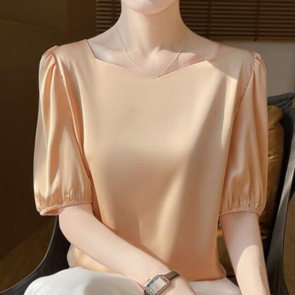 Navava Women Silk 5 8 Sleeve Blouse Nb2790