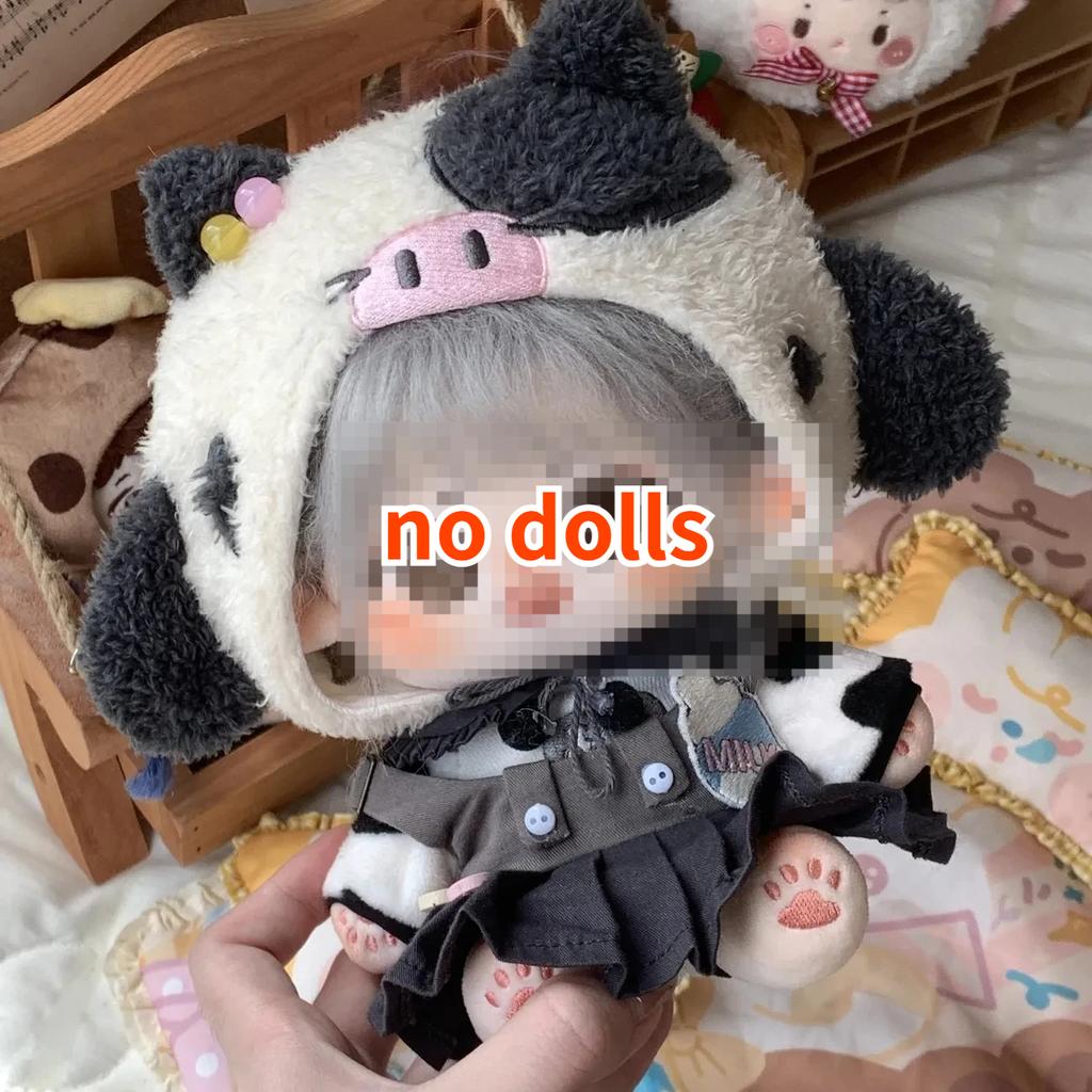 20Cm Doll Clothes Idol Cotton Doll Outfit Accessories College Skirt Wedding Dress Hoodie Overall For Super Star Dolls Toys Gift