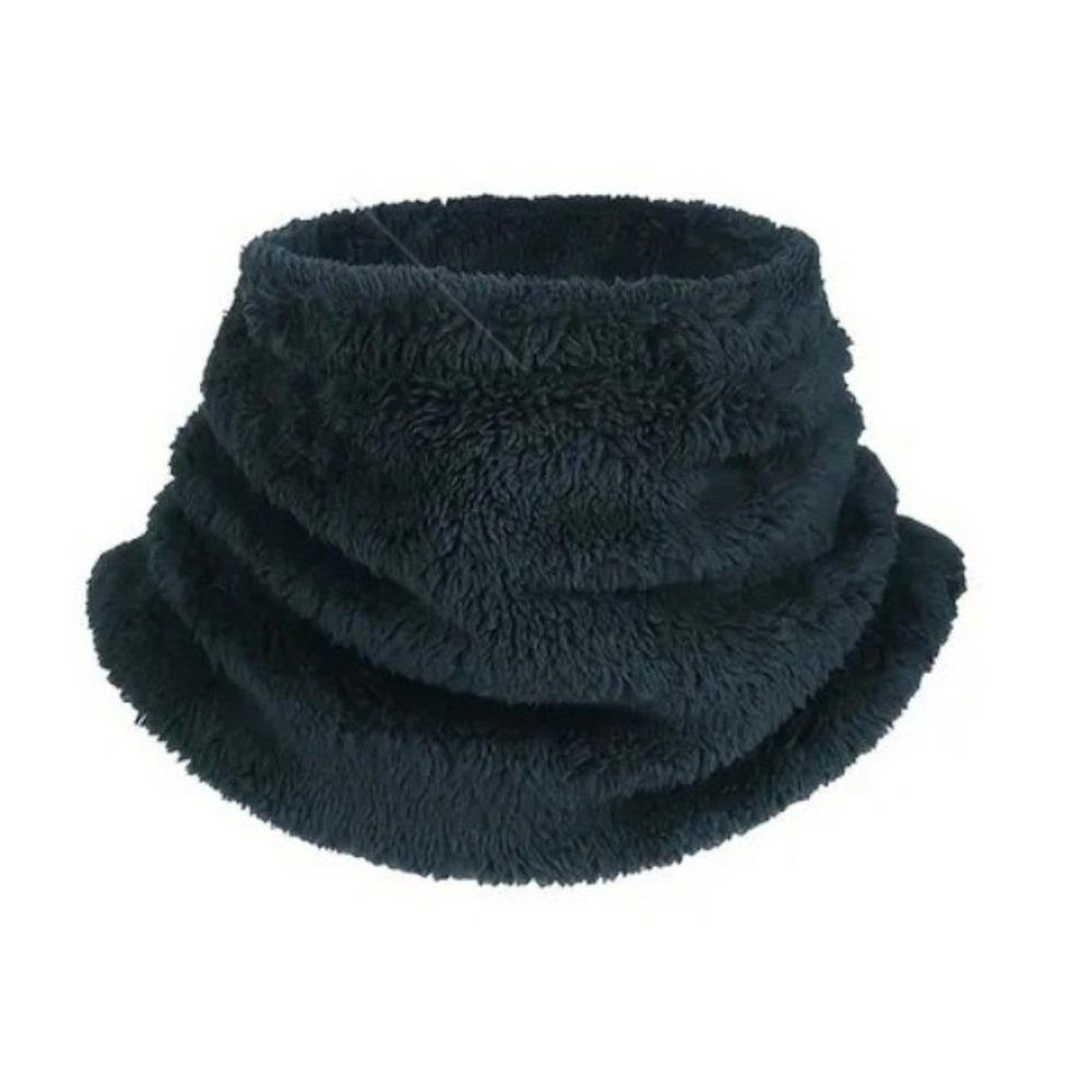 New Adjustable Warm Scarf Windproof Drawstring Fake Collar Solid Color Coldproof Neck Cover Autumn and Winter