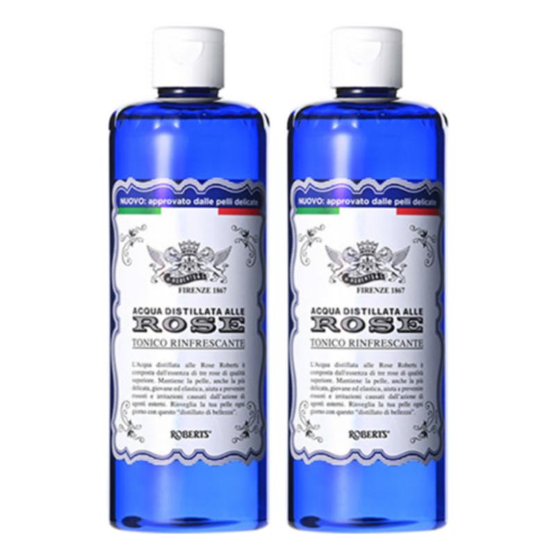 Aqua Allerose Roberts Acqua di Rose Pelle, 400ml, 2 pz