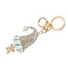 Christmas Hat Snowflake Key Ring Chain Alloy Christmas Car Key Ring Charm Pendant