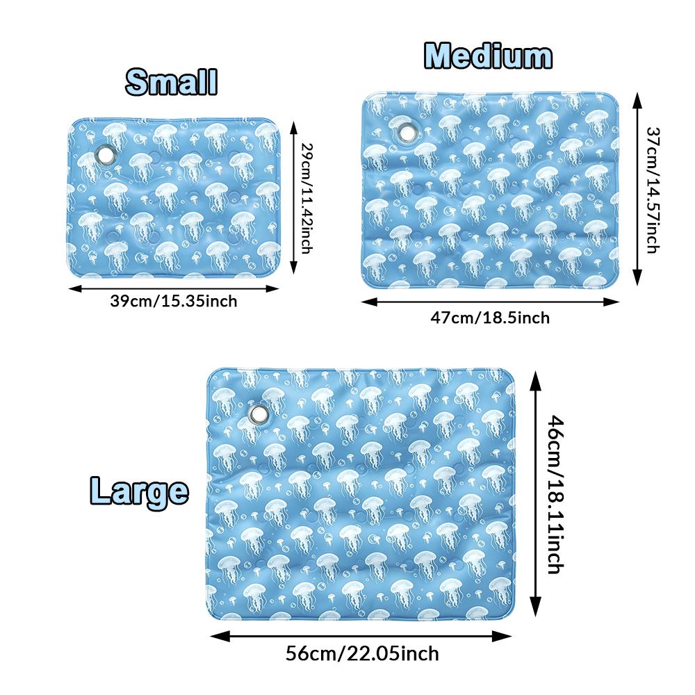 Pet Cooling Mat, Multiple Sizes, Extra Thick Summer Pad for Dogs & Cats, Waterproof Bite-Resistant Non-Permeable Sleeping Mat