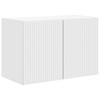 Wall Mounted TV Cabinet White 59.5 X 31 X 40 Cm Particleboard