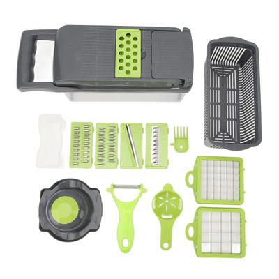 Kitchen Grater Set Stainless Steel Cutter Food Shredding Cutting Slicing Tools for Vegetable Fruit