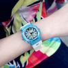 PINDOWS Sports Watch Analog Digital LED Display 50m Multifunctional Fitness Tracker for Outdoor Adventures Women's Waterproof, Running, Hiking,