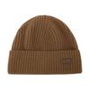 Twill Slim Fit Wool Fleece Hat Men's Brown NE3BR82C