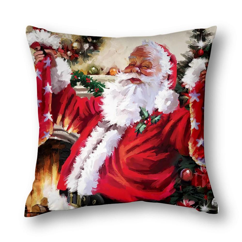 Christmas Decor Cushion Cover Sofa Decor Cushion Cover Bed Decor Pillow Cover Home Decor 40X40 45X45 50X50 60X60Cm